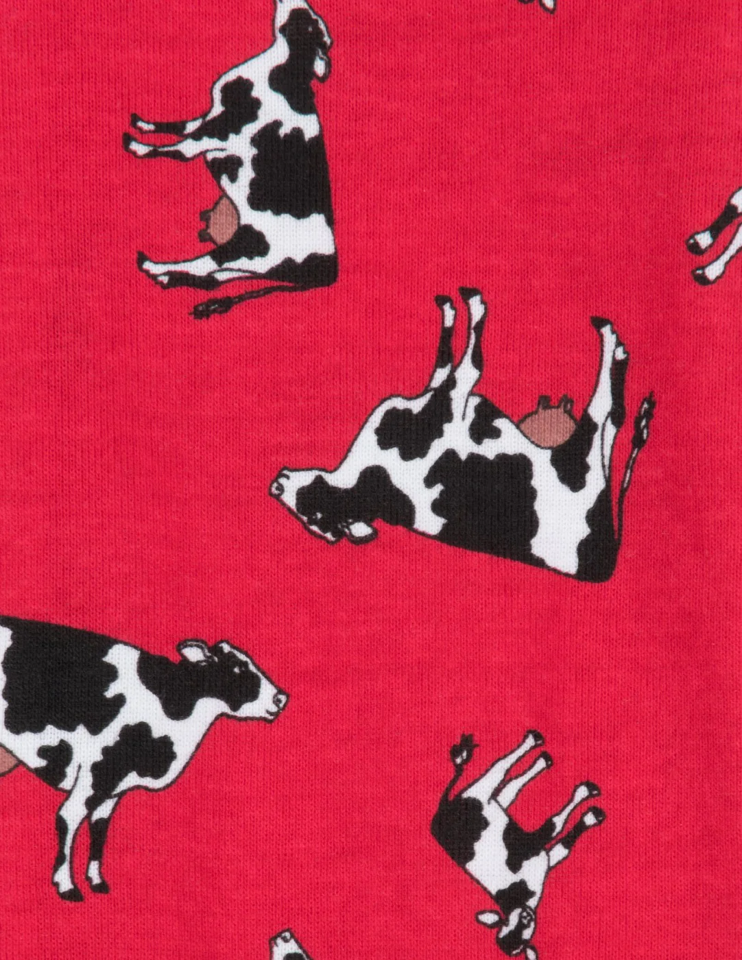 Kids Footed Cow Pajamas - Image 2
