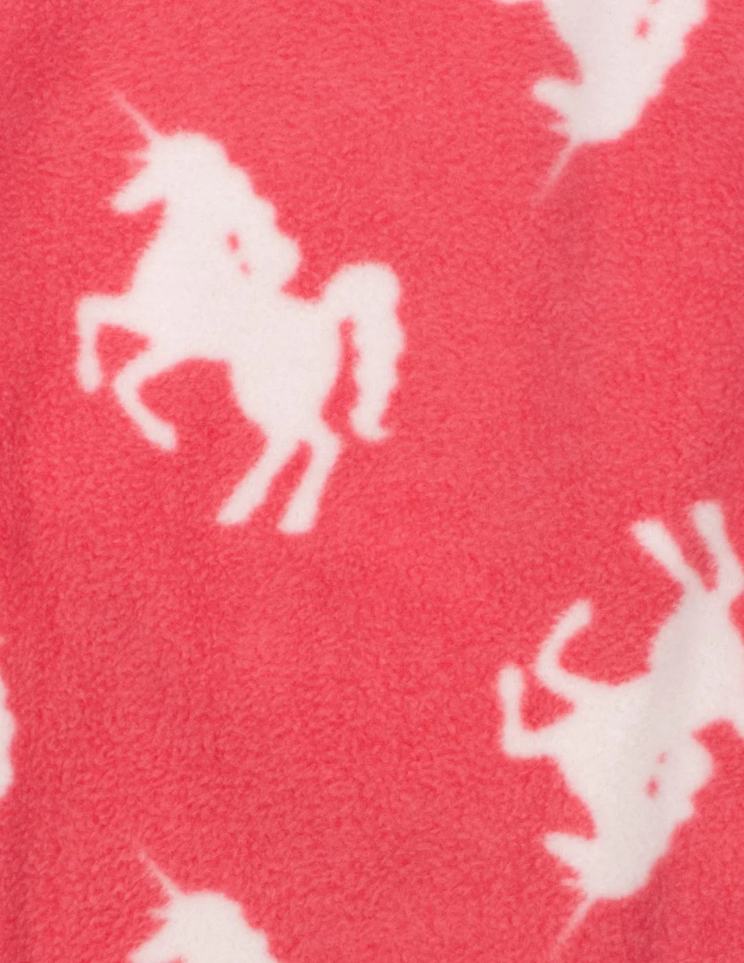 Kids Footed Fleece Unicorn Pajamas - Image 2