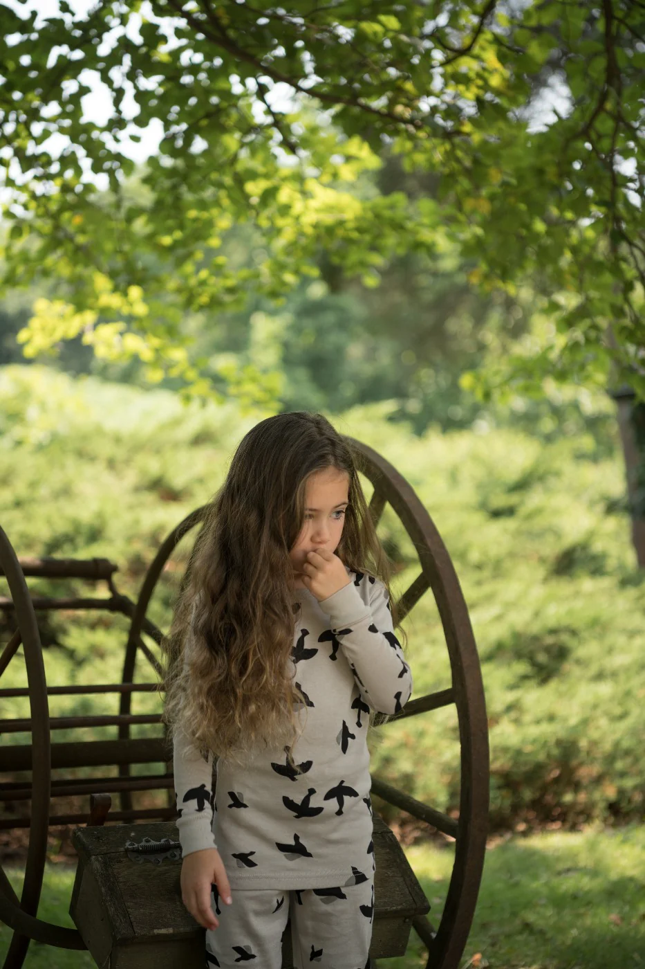 Kids Grey Bird Pajamas - Image 6