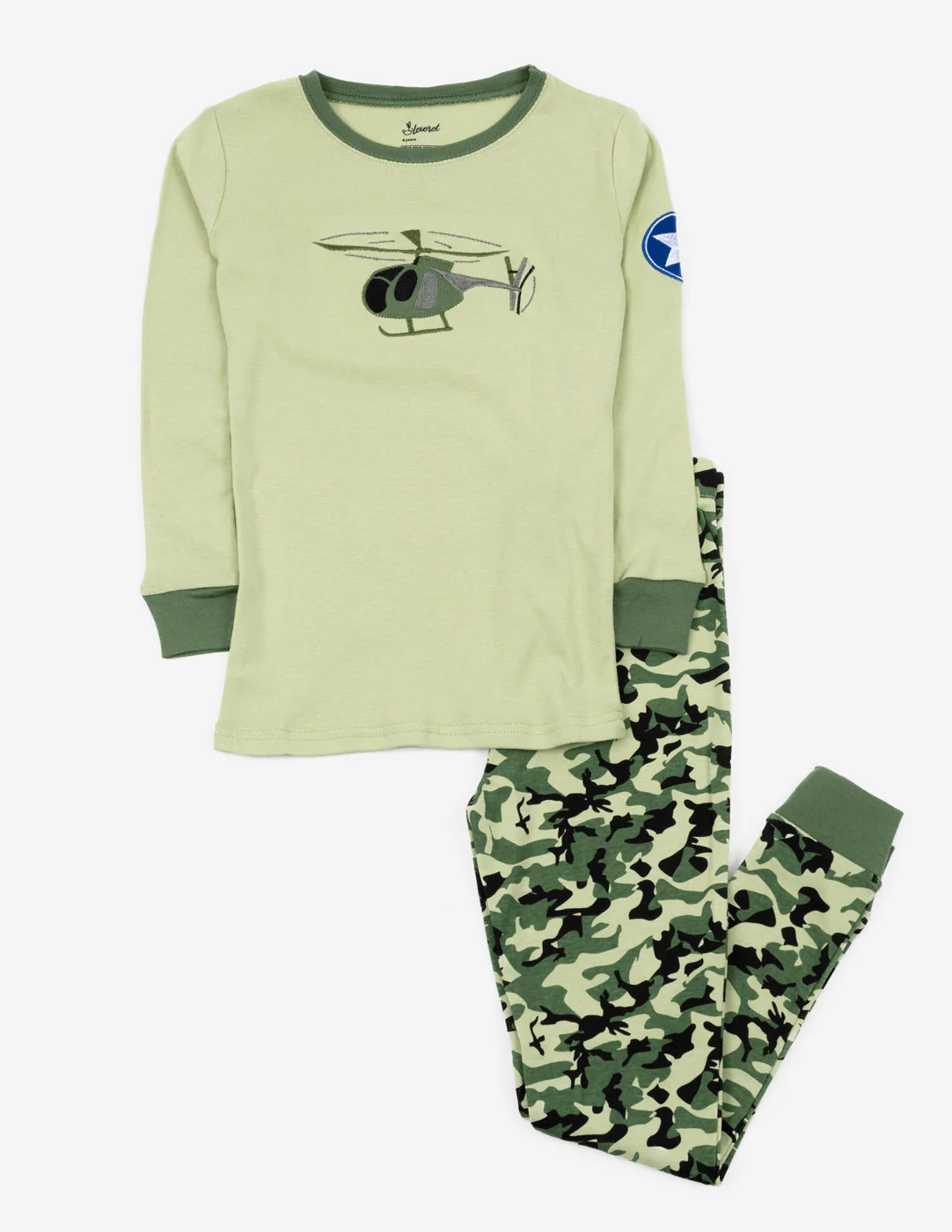 Kids Camouflage Helicopter Pajamas - Image 2
