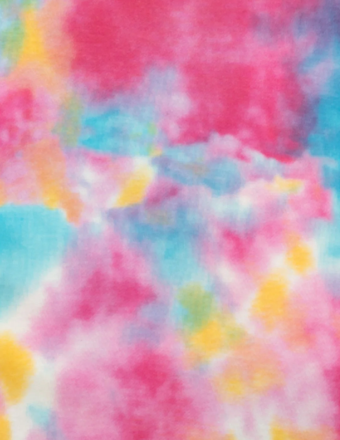 Kids Cotton Short Rainbow Mix Tie Dye Pajamas - Image 3