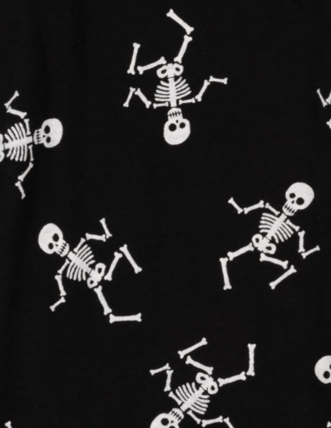 Kids Black Skeleton Pajamas - Image 2