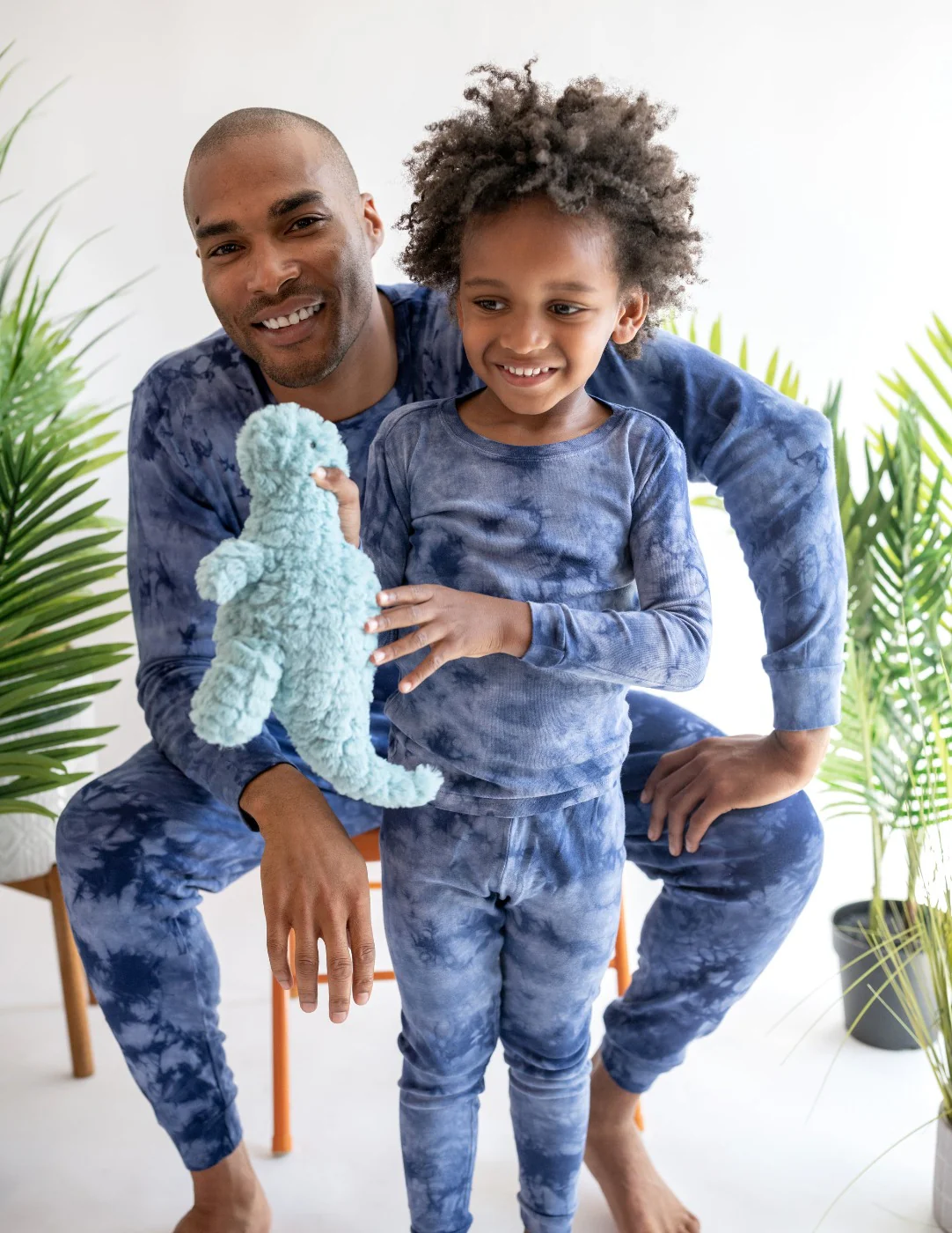 Kids Mix Tie Dye Cotton Pajamas - Image 3