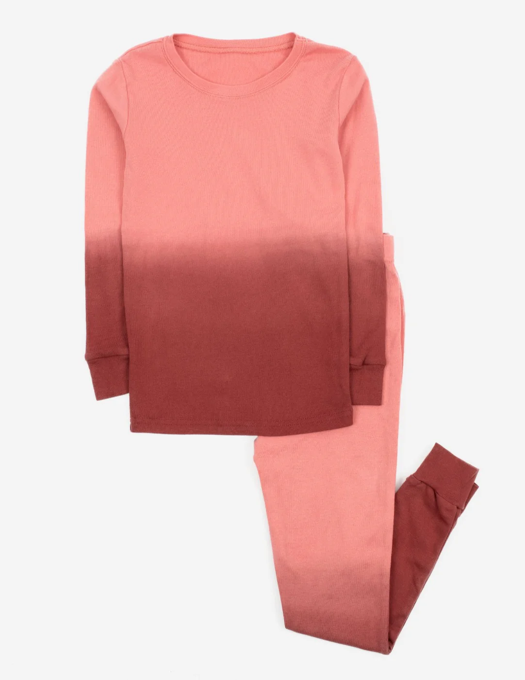 Kids Ombré Tie Dye Cotton Pajamas - Image 3