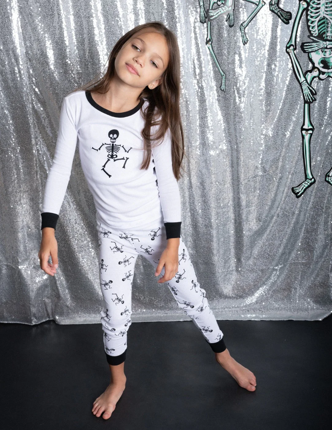 Skeleton Cotton Pajamas - Image 5
