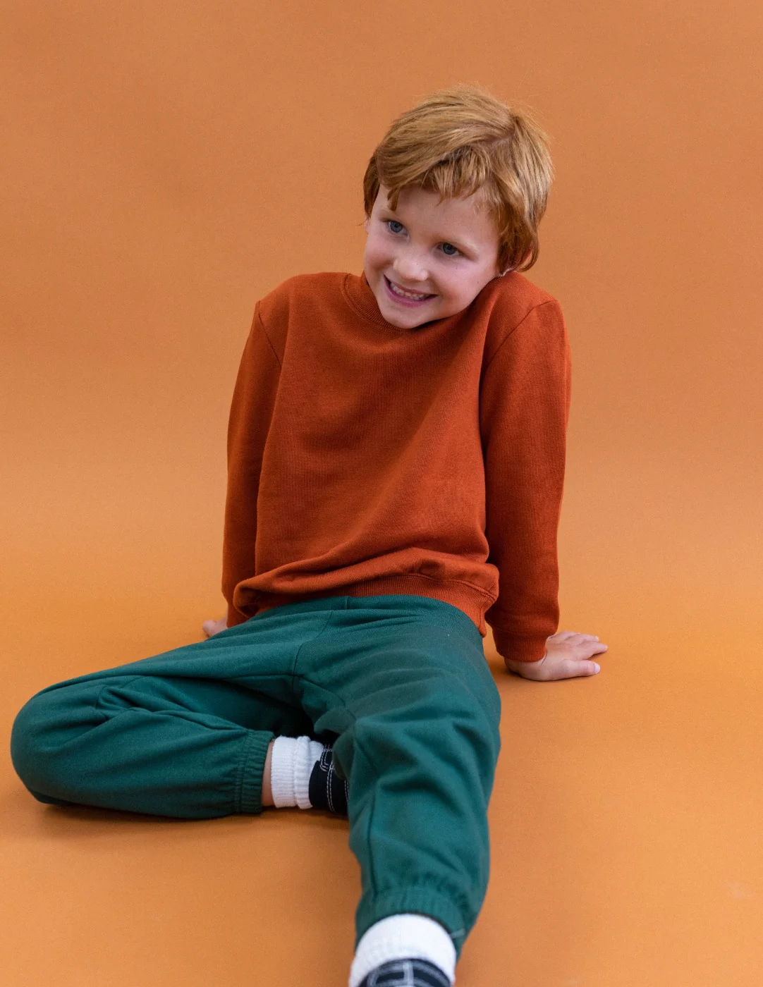 Boho Solid Color Pullover Sweatshirt - Image 9