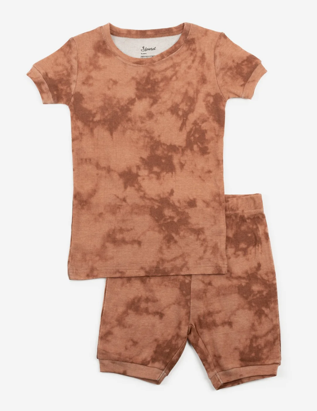 Short Sleeve Mix Tie Dye Cotton Pajamas - Image 7