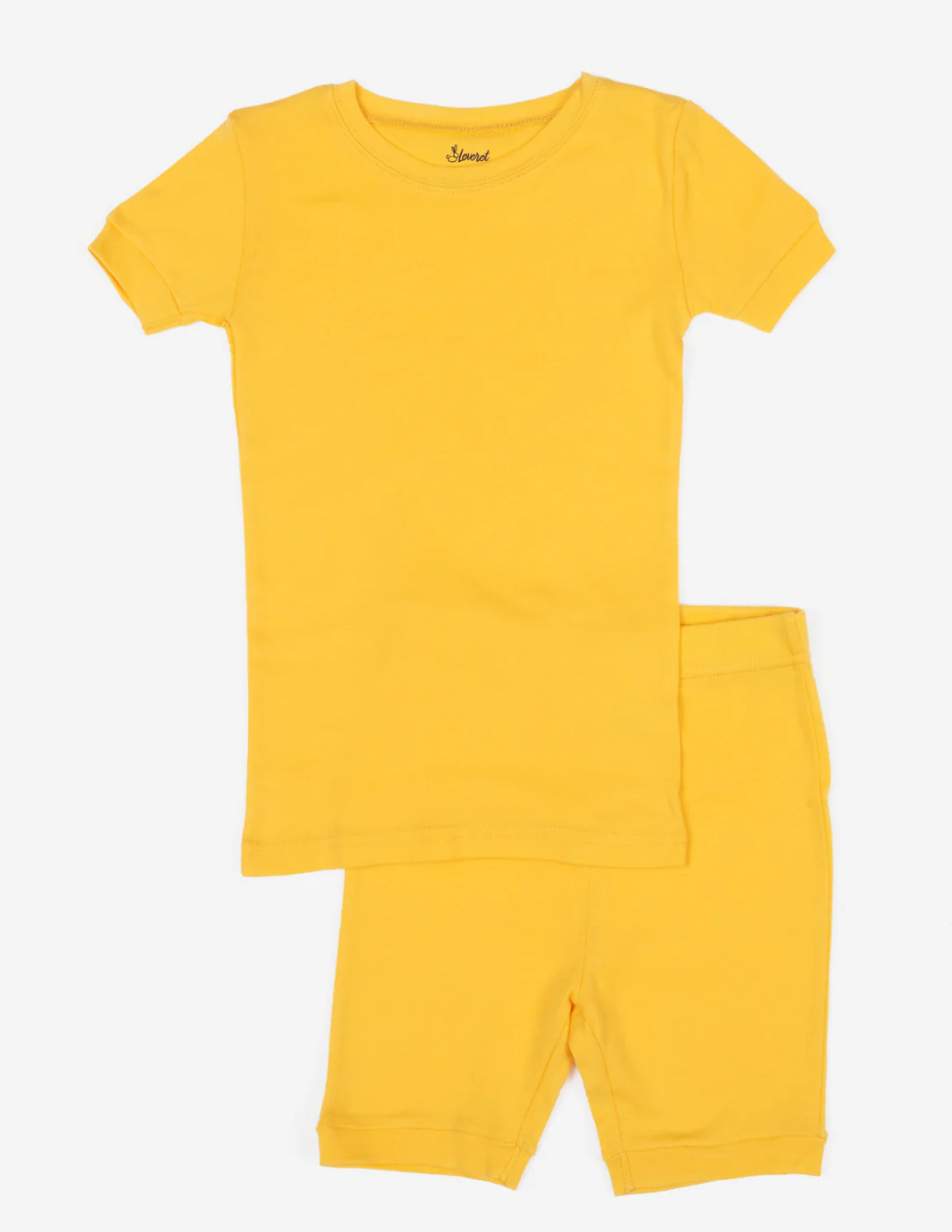 Kid's Short Sleeve Classic Solid Color Pajamas - Image 10
