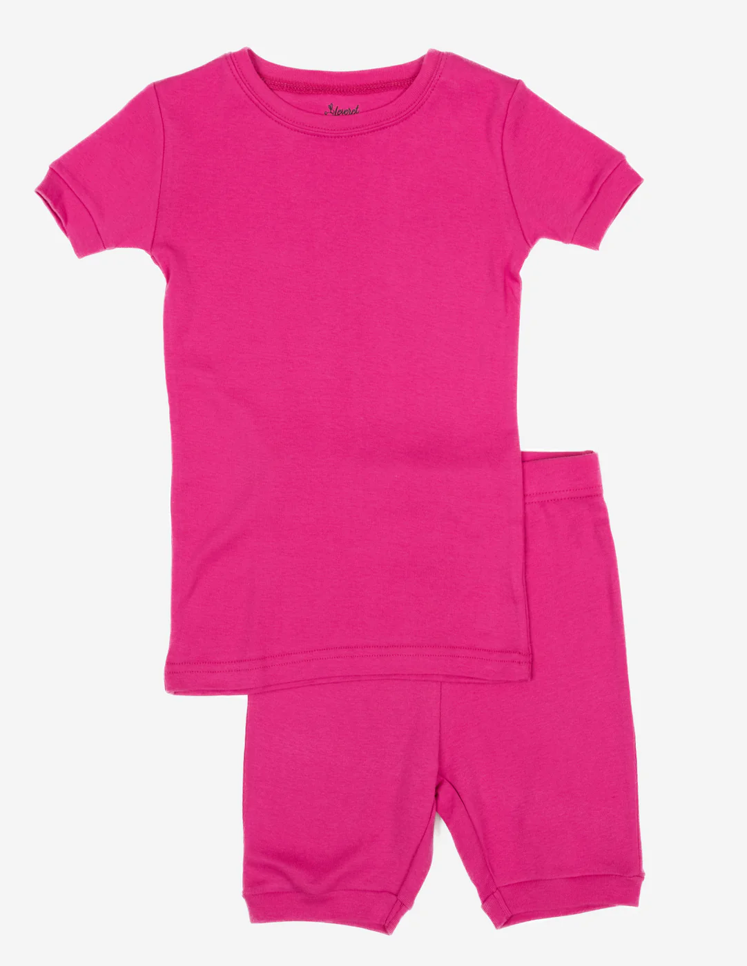 Kid's Short Sleeve Classic Solid Color Pajamas - Image 12