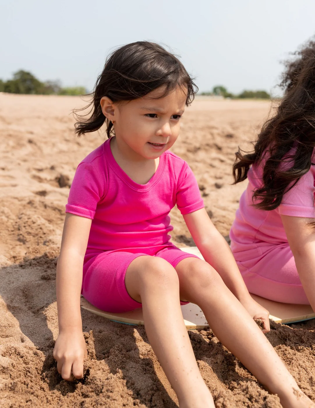 Kid's Short Sleeve Classic Solid Color Pajamas - Image 16
