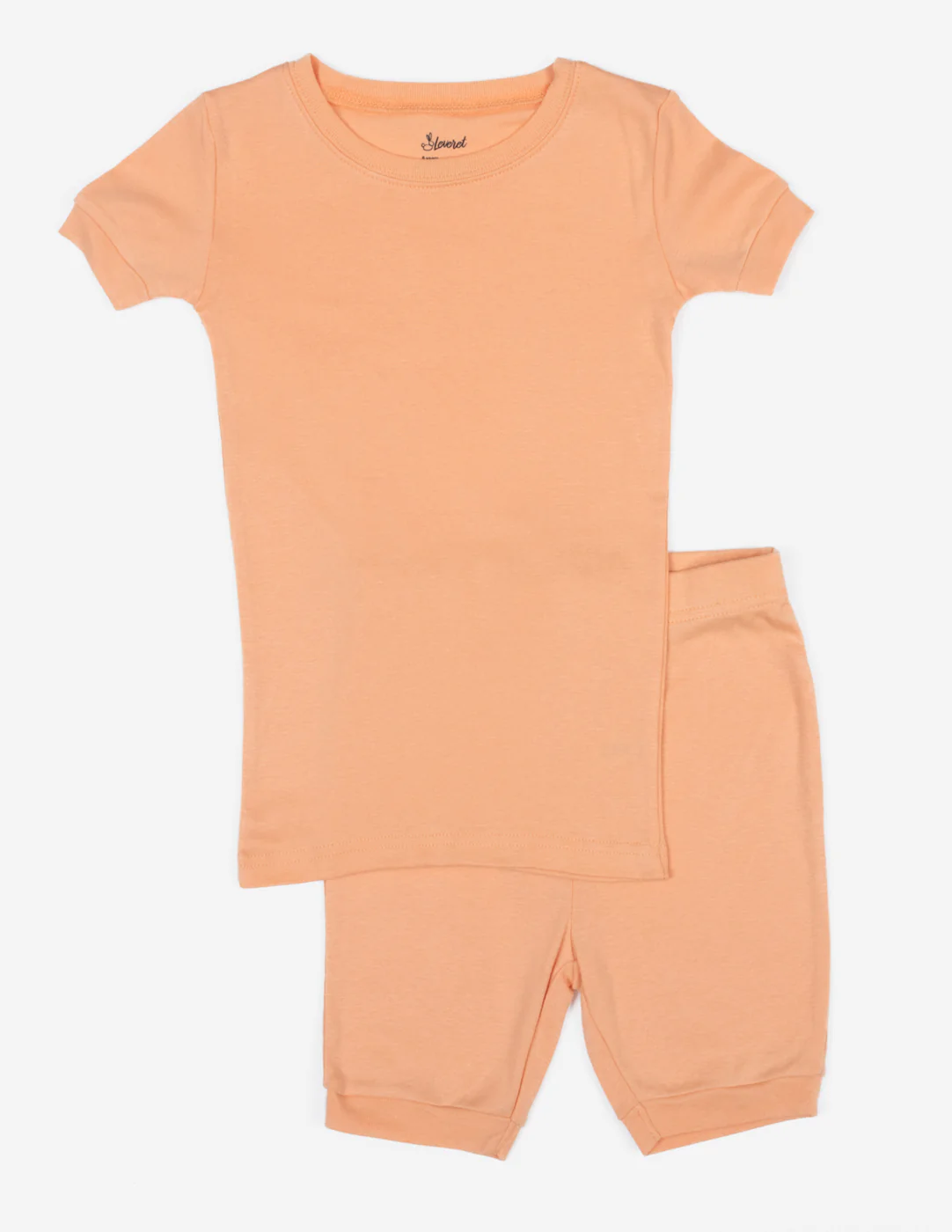 Kid's Short Sleeve Solid Color Boho Pajamas - Image 11