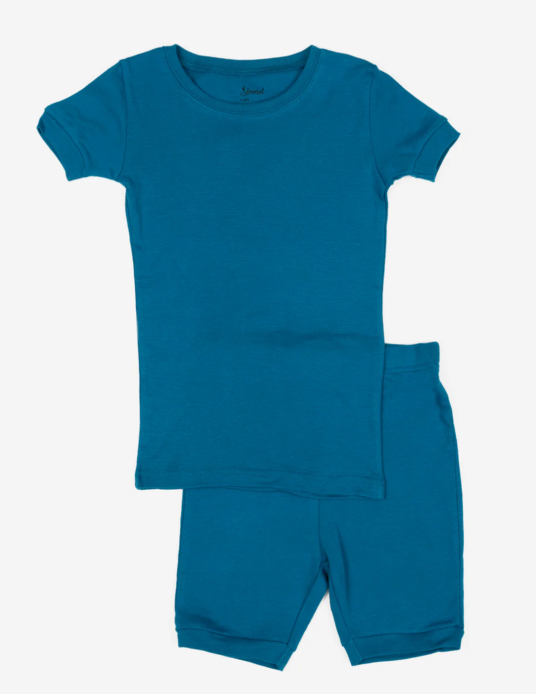 Kid's Short Sleeve Solid Color Boho Pajamas - Image 15