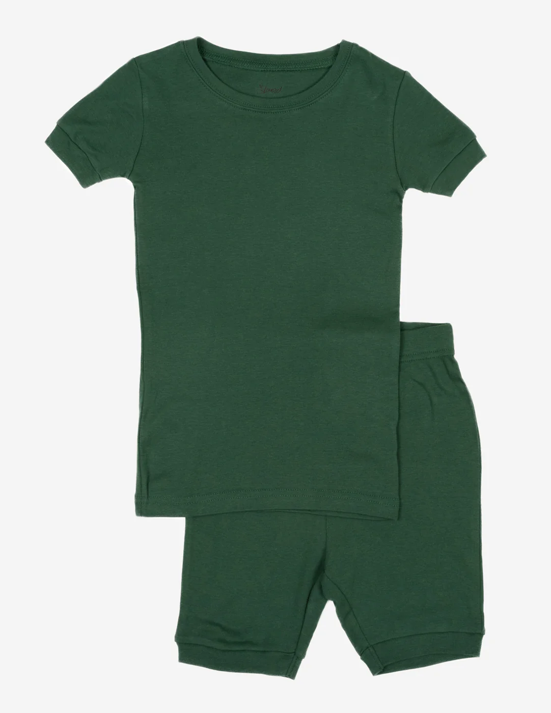 Kid's Short Sleeve Solid Color Boho Pajamas - Image 17