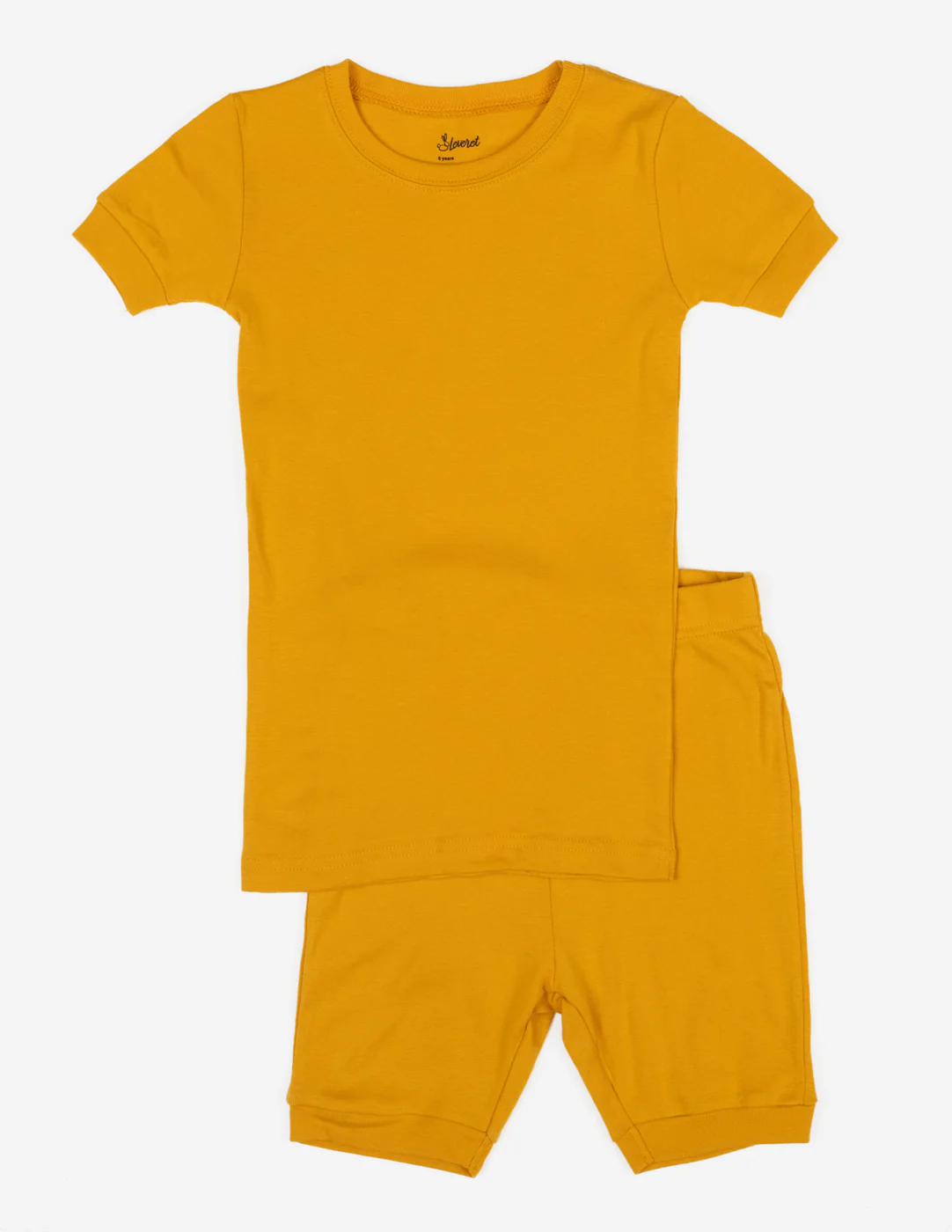 Kid's Short Sleeve Solid Color Boho Pajamas - Image 8