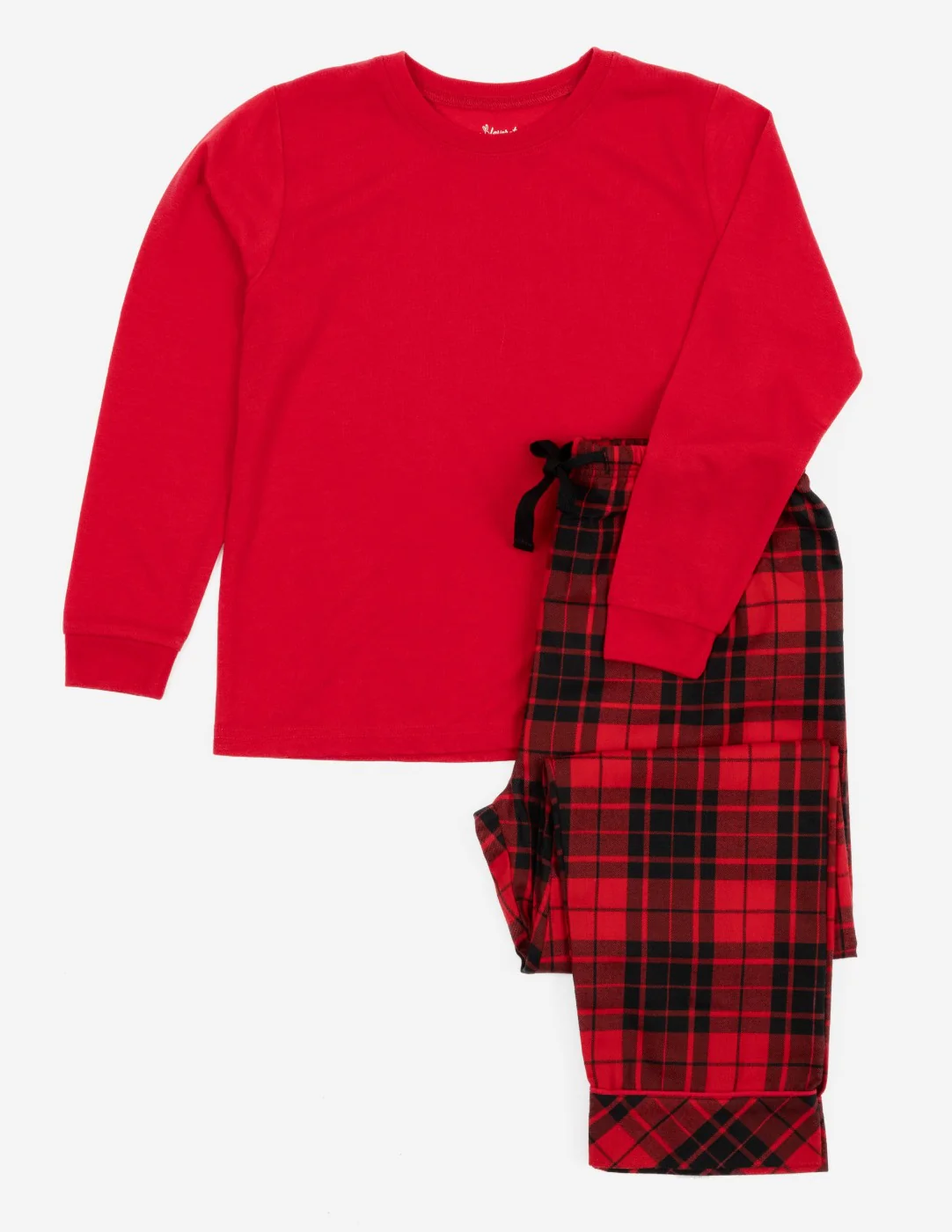 Kids Flannel Print Pajama Sets - Image 6
