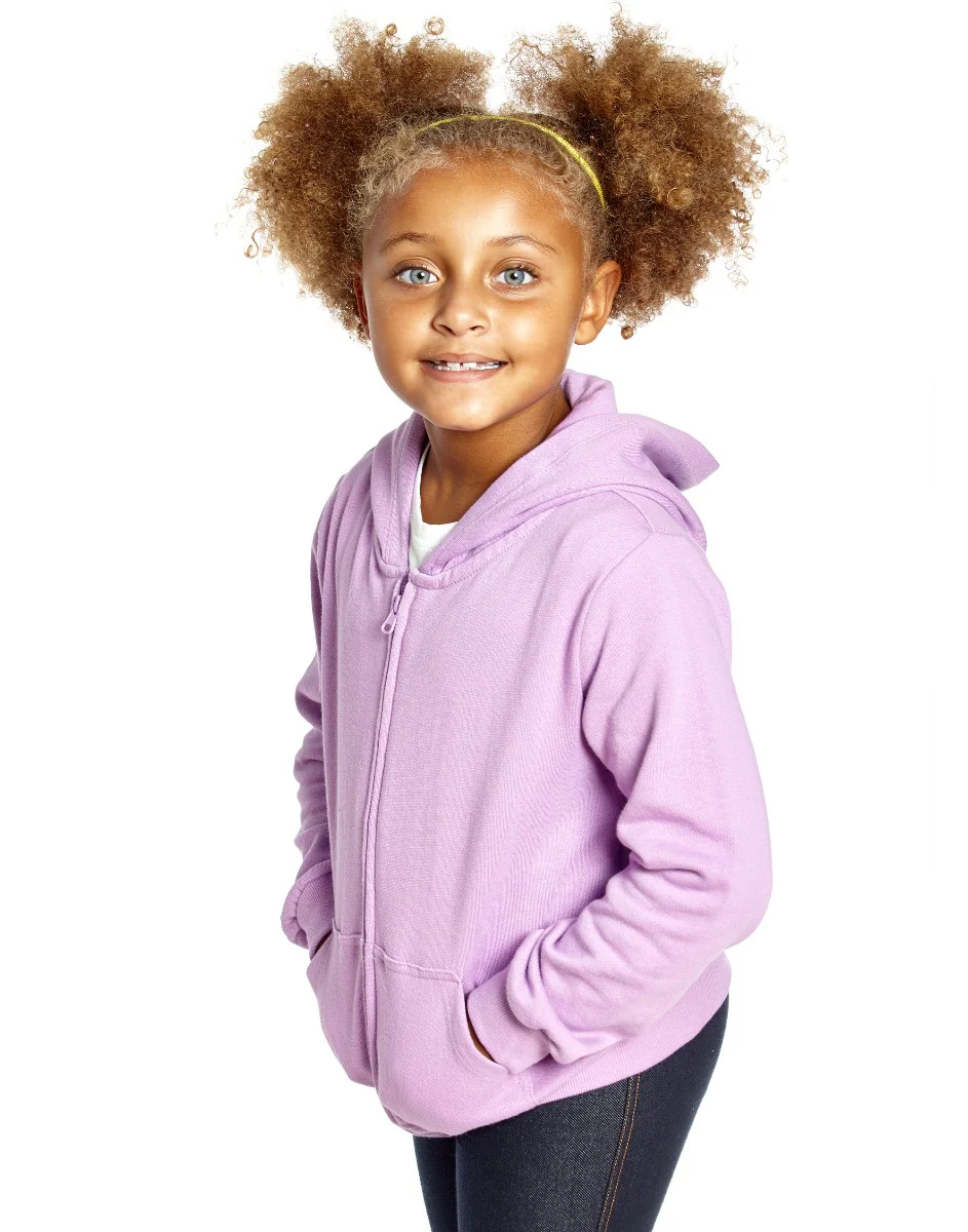 Cotton Solid Classic Color Zipper Hoodies - Image 5
