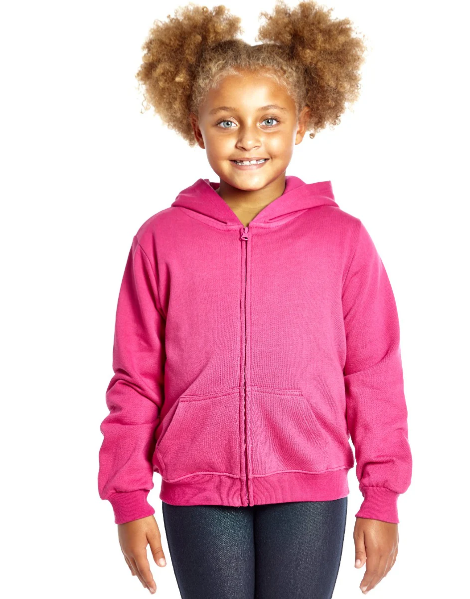 Cotton Solid Classic Color Zipper Hoodies - Image 6