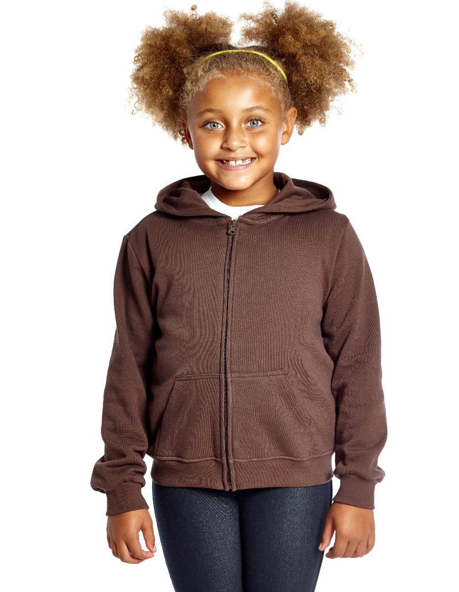 Cotton Neutral Solid Color Zipper Hoodies - Image 10