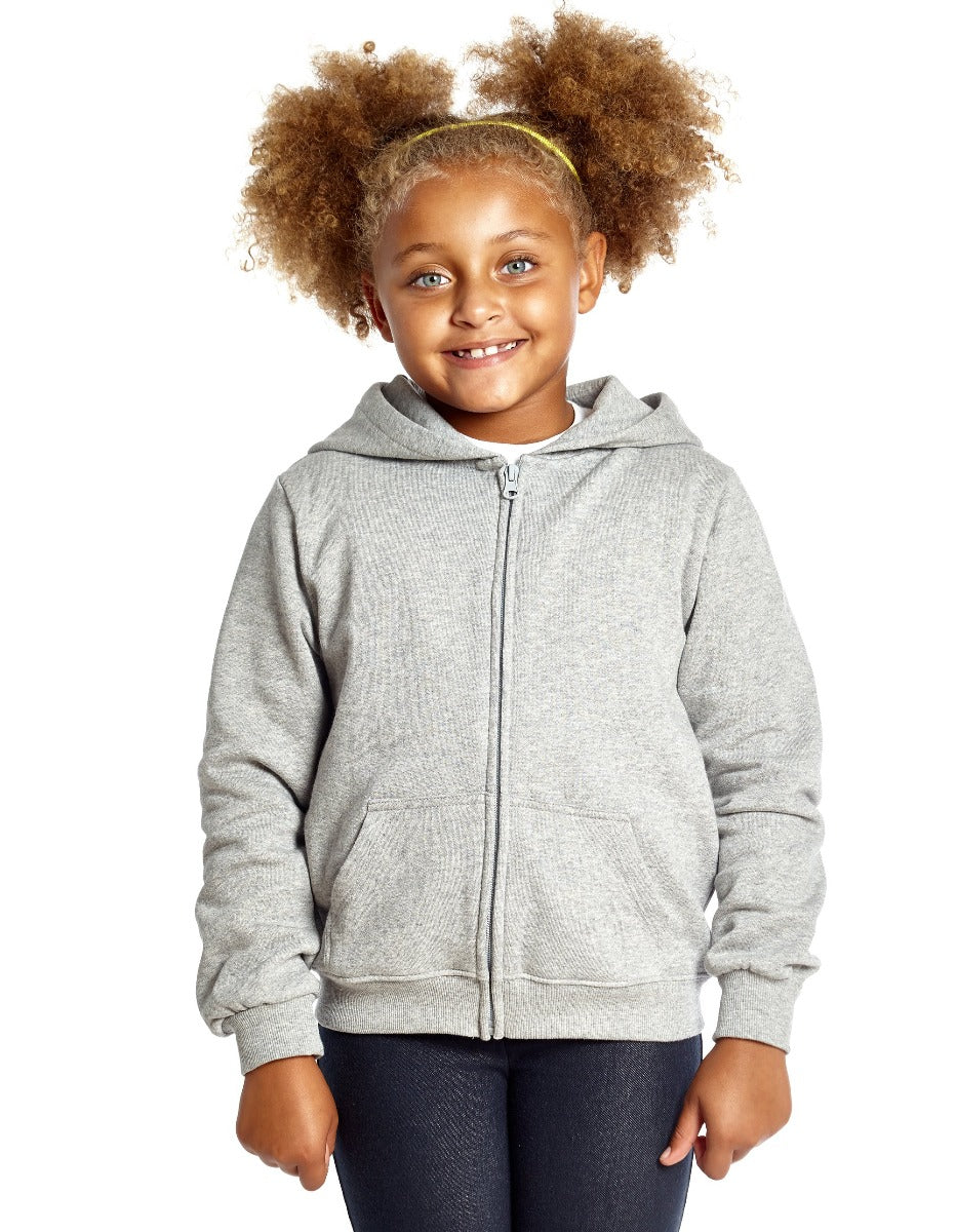 Cotton Neutral Solid Color Zipper Hoodies - Image 6