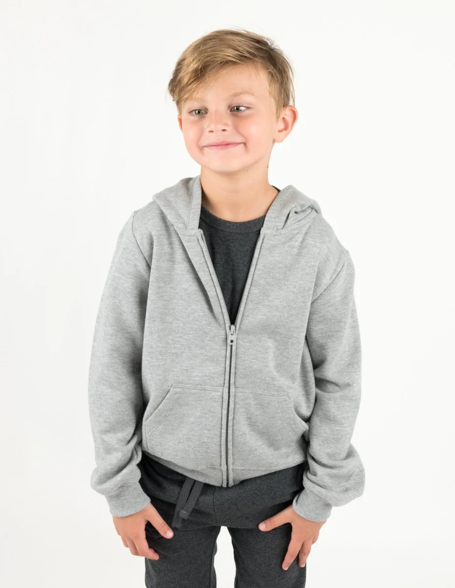 Neutral Solid Color Zip Hoodies - Image 11