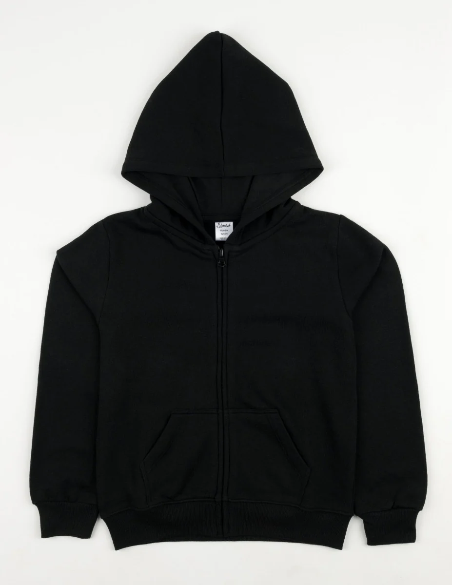 Neutral Solid Color Zip Hoodies - Image 2