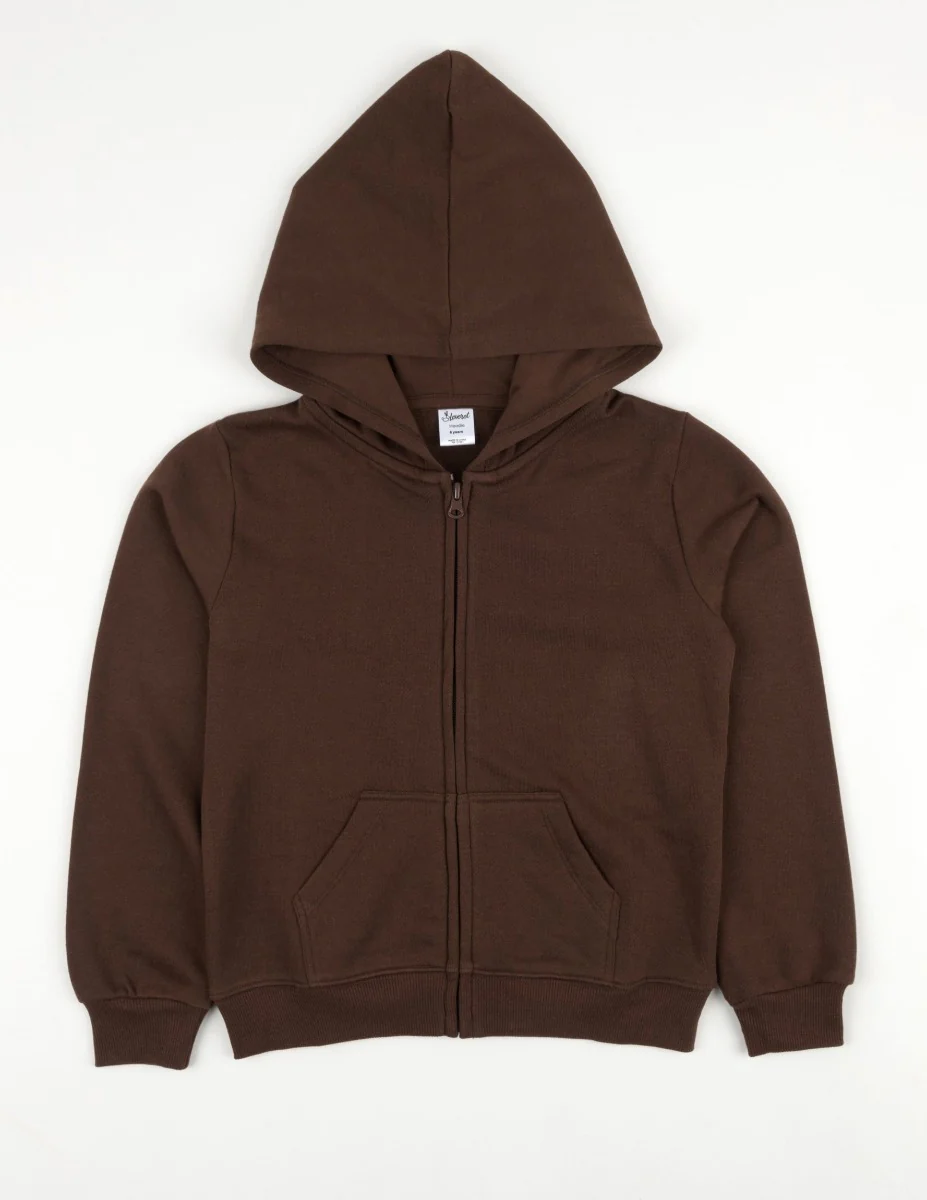Neutral Solid Color Zip Hoodies - Image 6