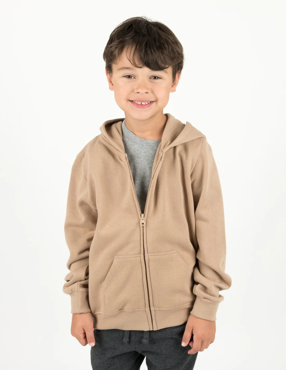Neutral Solid Color Zip Hoodies - Image 7