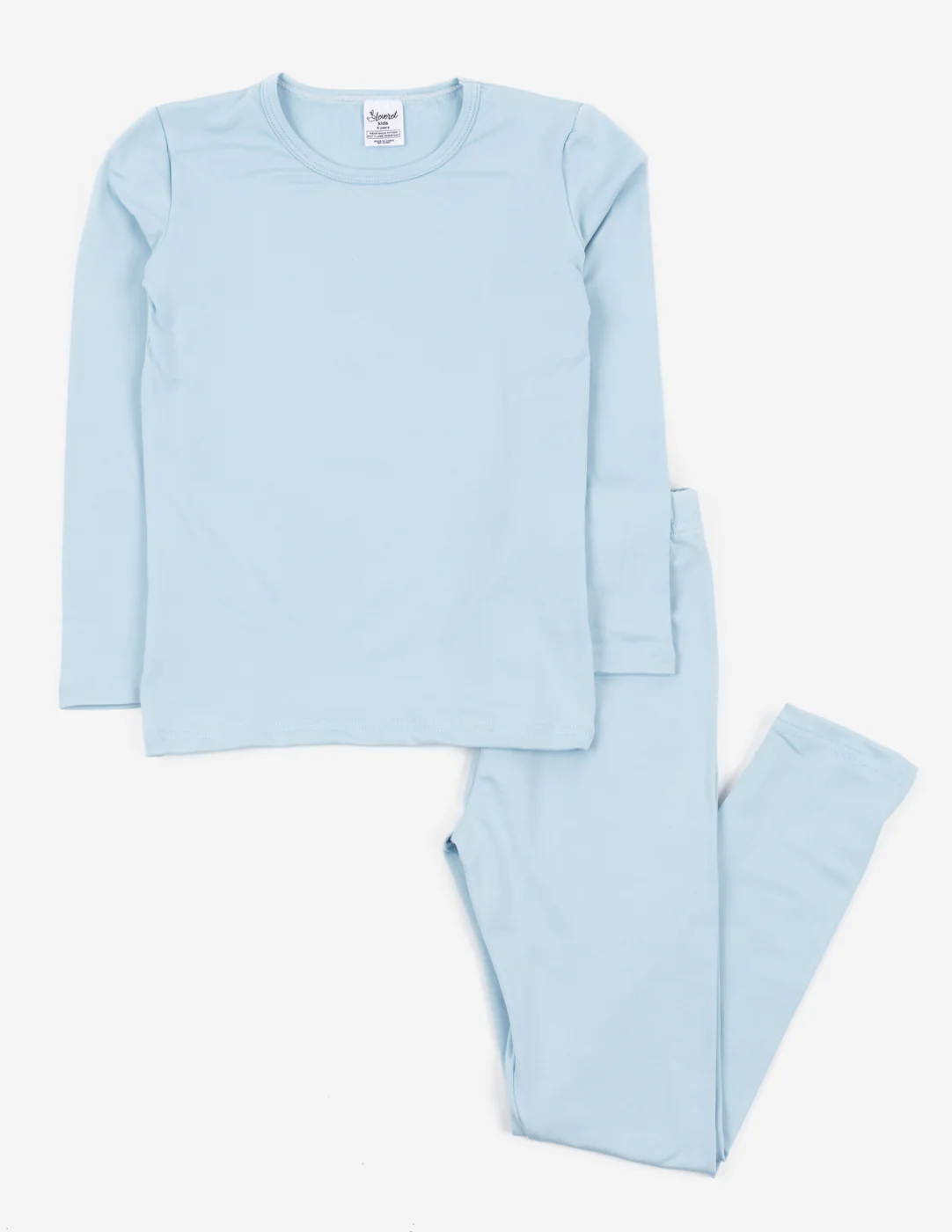 Kid's Boho Solid Color Thermal Pajamas - Image 7