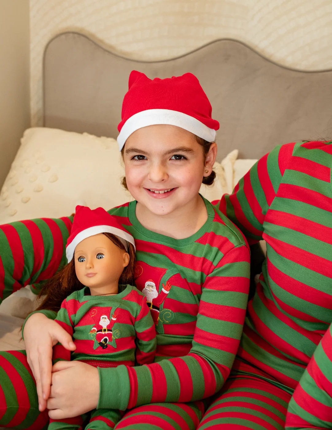 Matching Girl & Doll Christmas Pajamas - Image 3