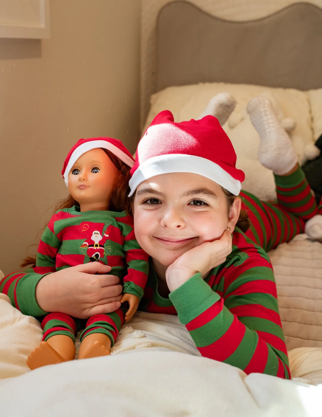 Matching Girl & Doll Christmas Pajamas - Image 5