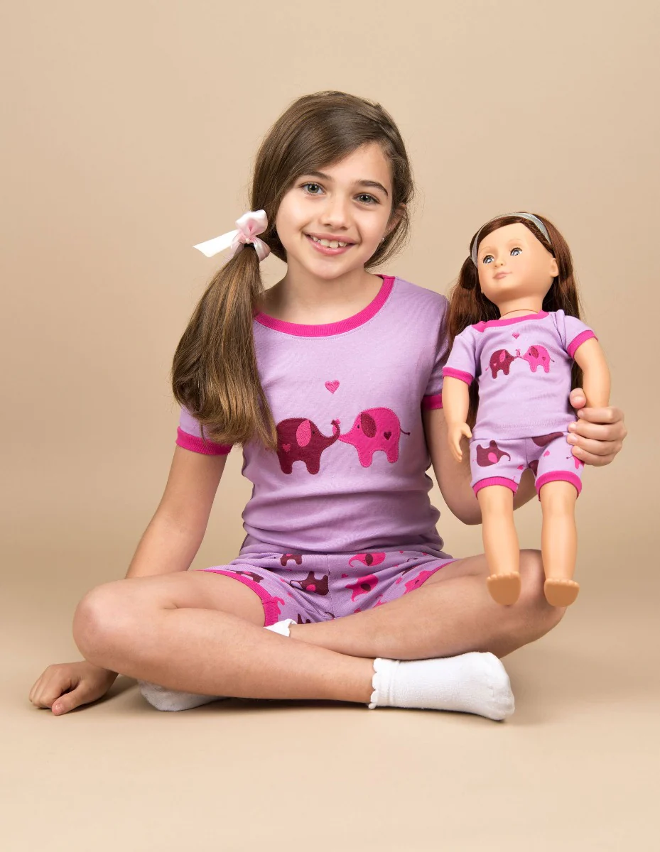 Matching Girl & Doll Short Pajamas - Image 7