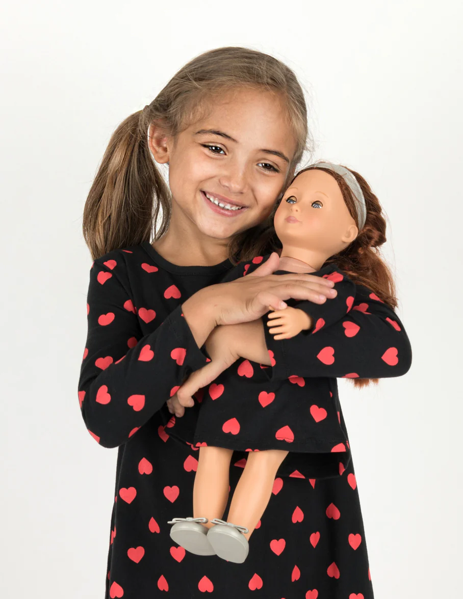 Matching Girl & Doll Cotton Dress - Image 11