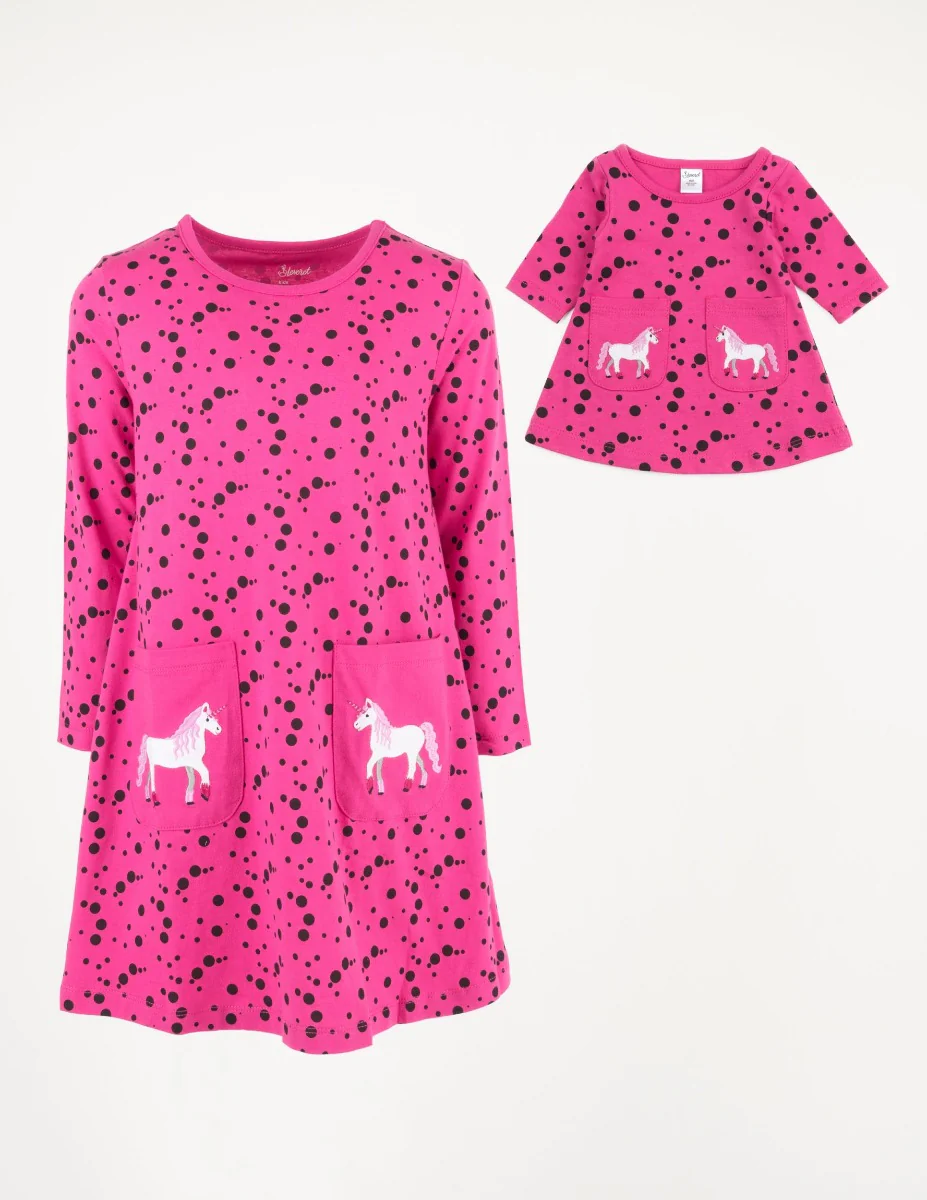 Matching Girl & Doll Cotton Dress - Image 15