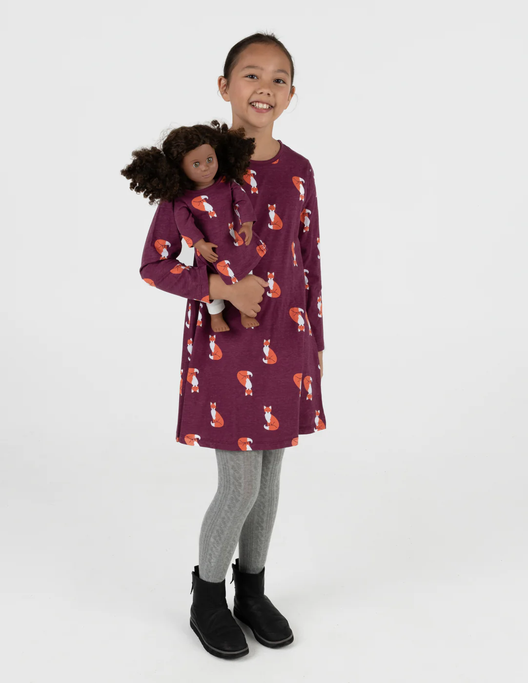 Matching Girl & Doll Cotton Dress - Image 4