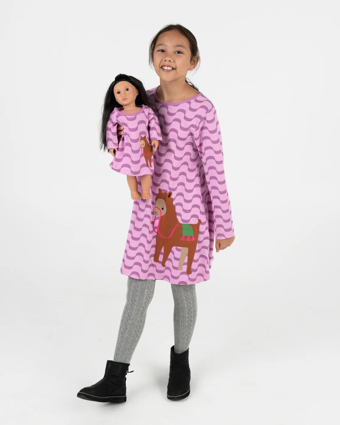 Matching Girl & Doll Cotton Dress - Image 6