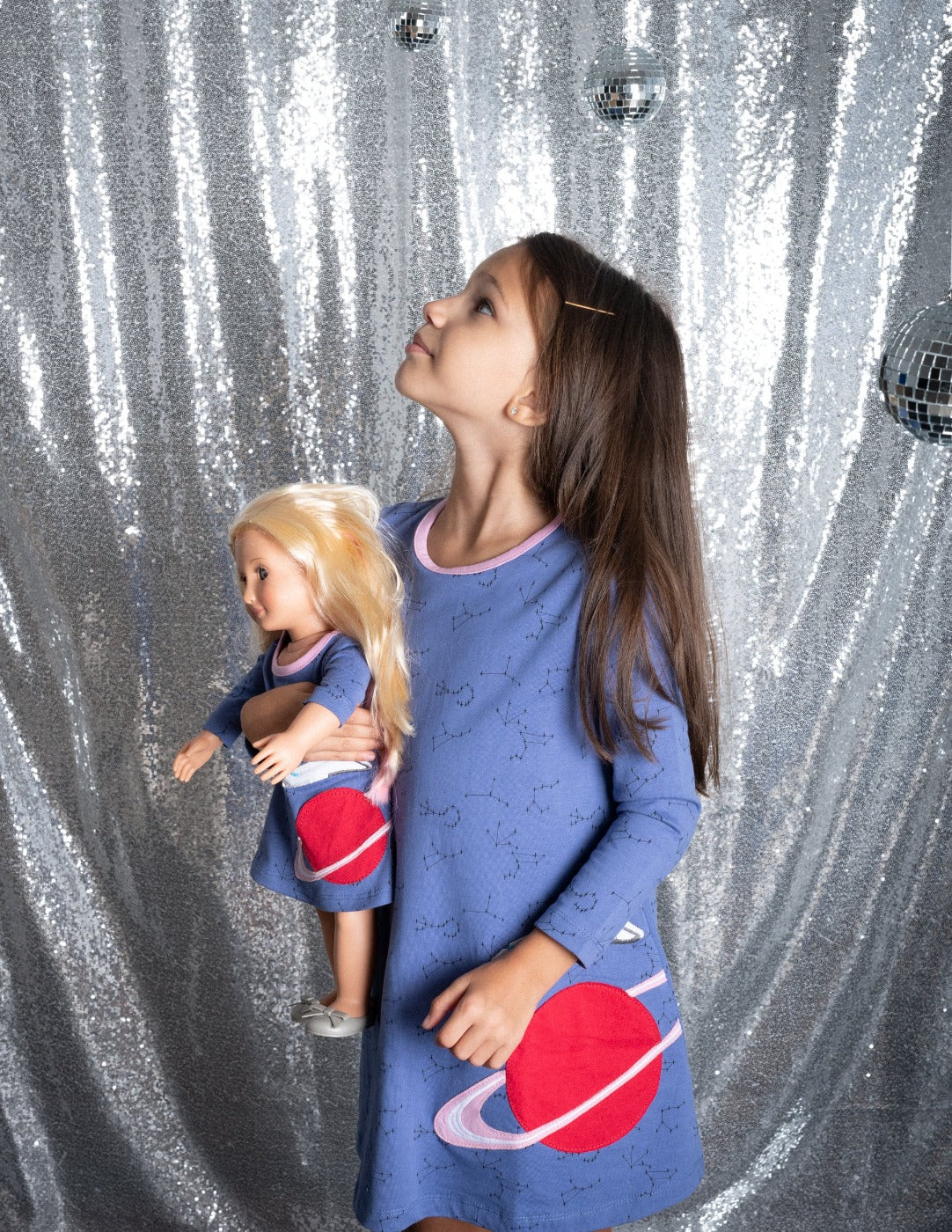 Matching Girl & Doll Cotton Dress - Image 9
