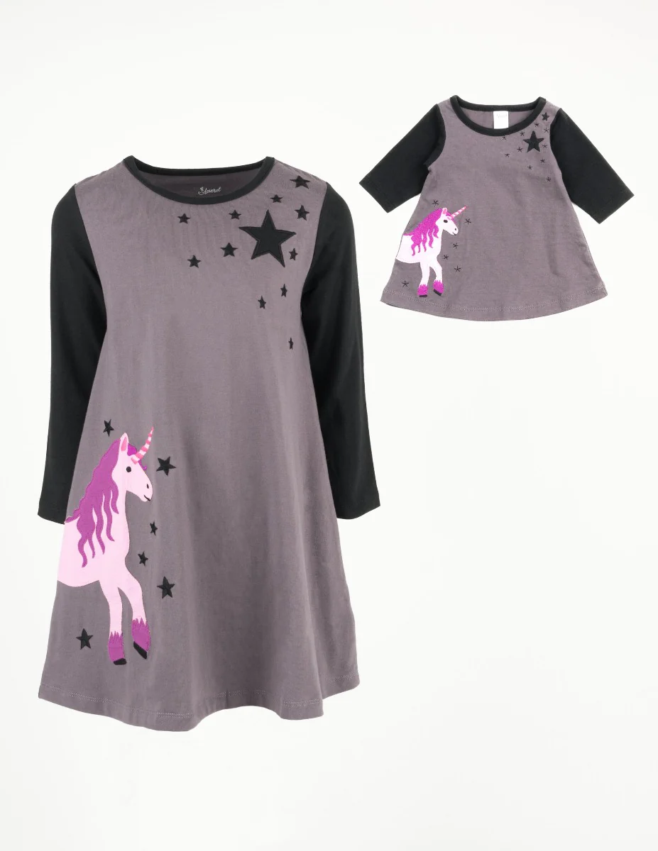Matching Girl & Doll Cotton Dress - Image 11