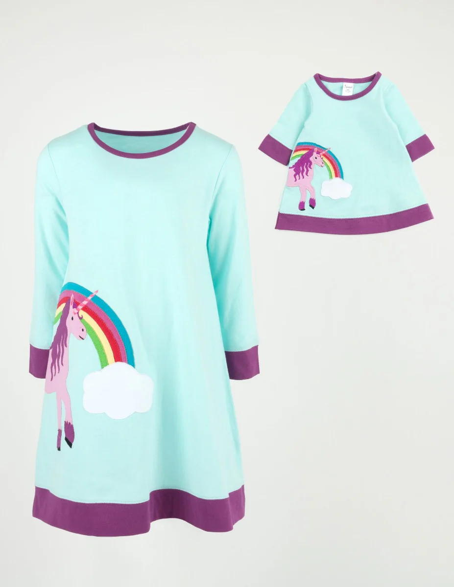 Matching Girl & Doll Cotton Dress - Image 2