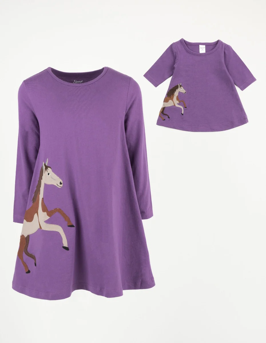 Matching Girl & Doll Cotton Dress - Image 5