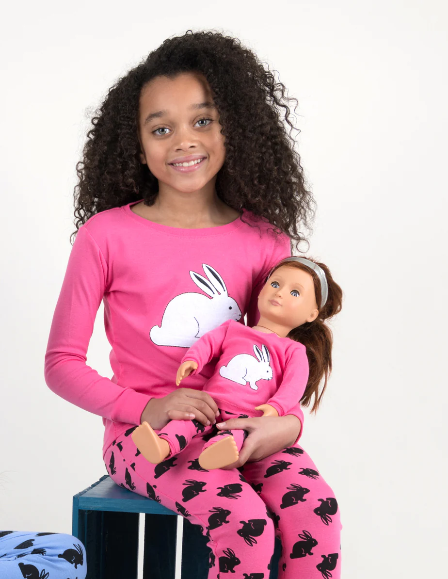 Matching Girl & Doll Cotton Pajamas - Image 13