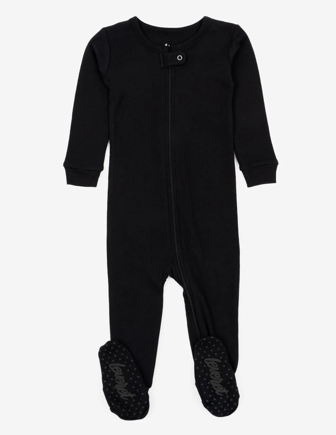 Solid Color Black Footed Pajamas