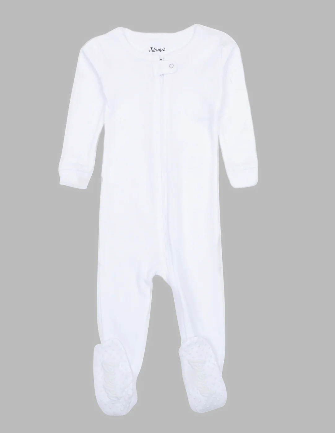 Solid Color White Footed Pajamas