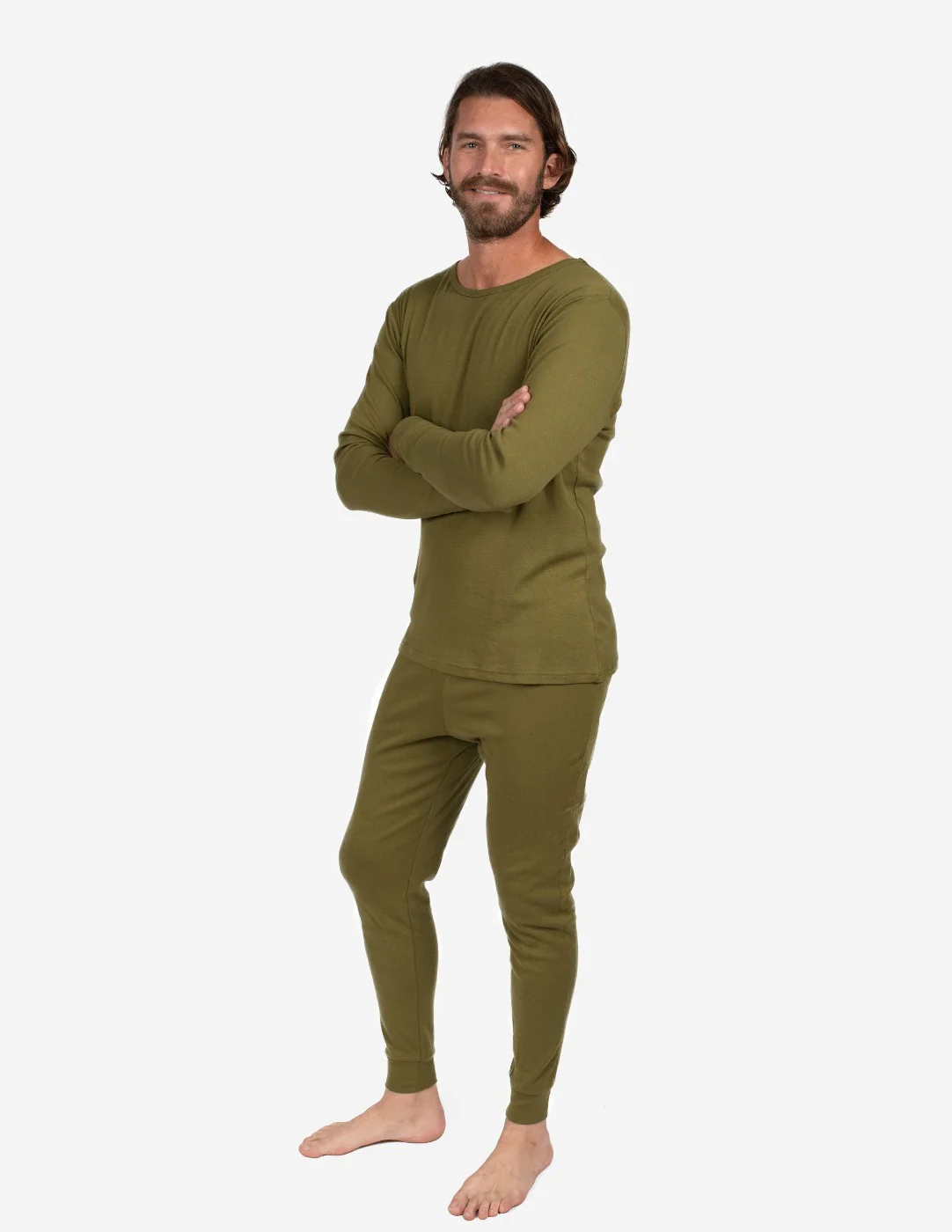 Men's Boho Solid Color Pajamas - Image 3