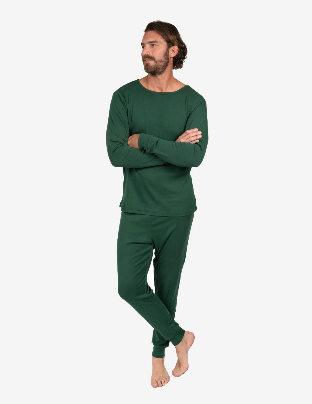 Men's Boho Solid Color Pajamas - Image 5