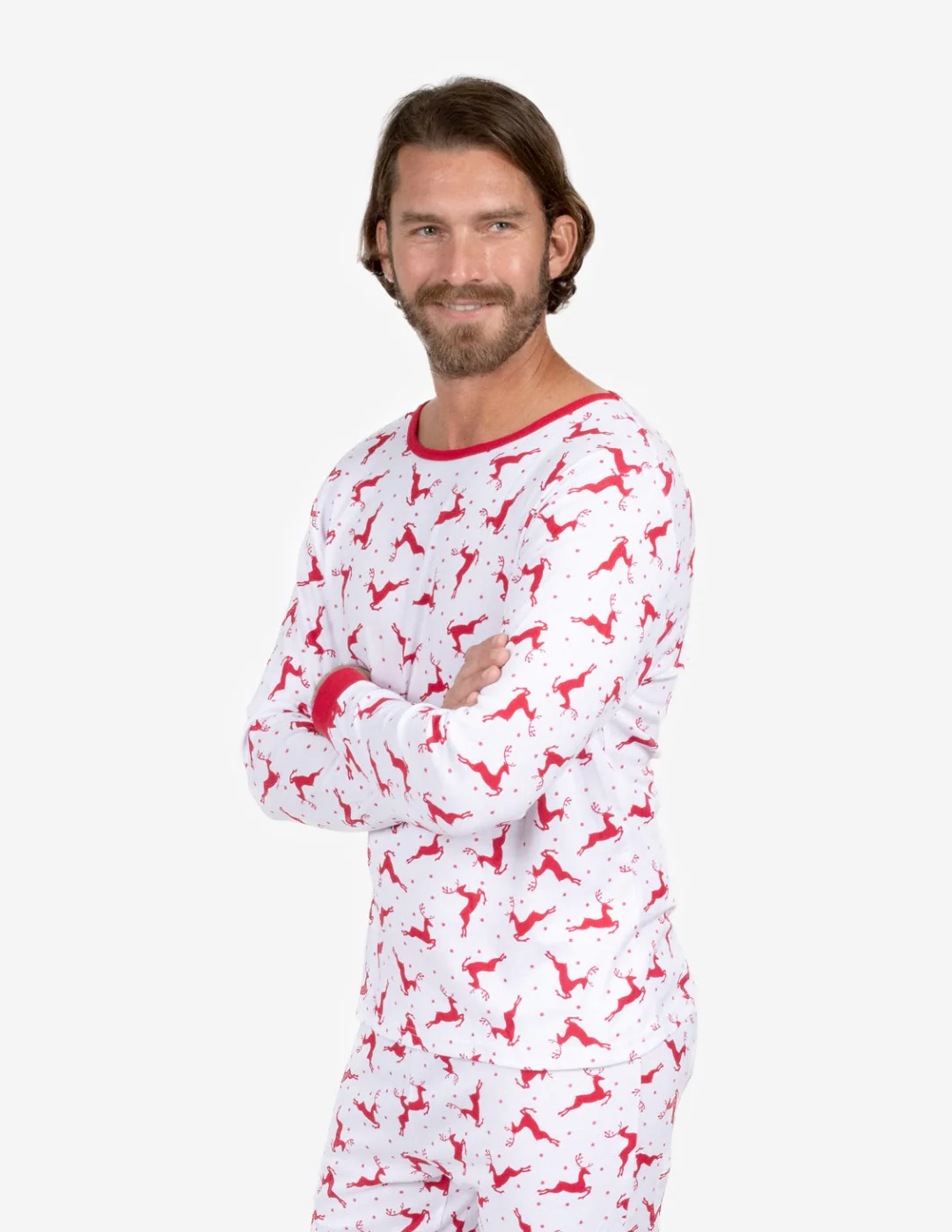 Men's Two Piece Christmas Pajamas - Image 4