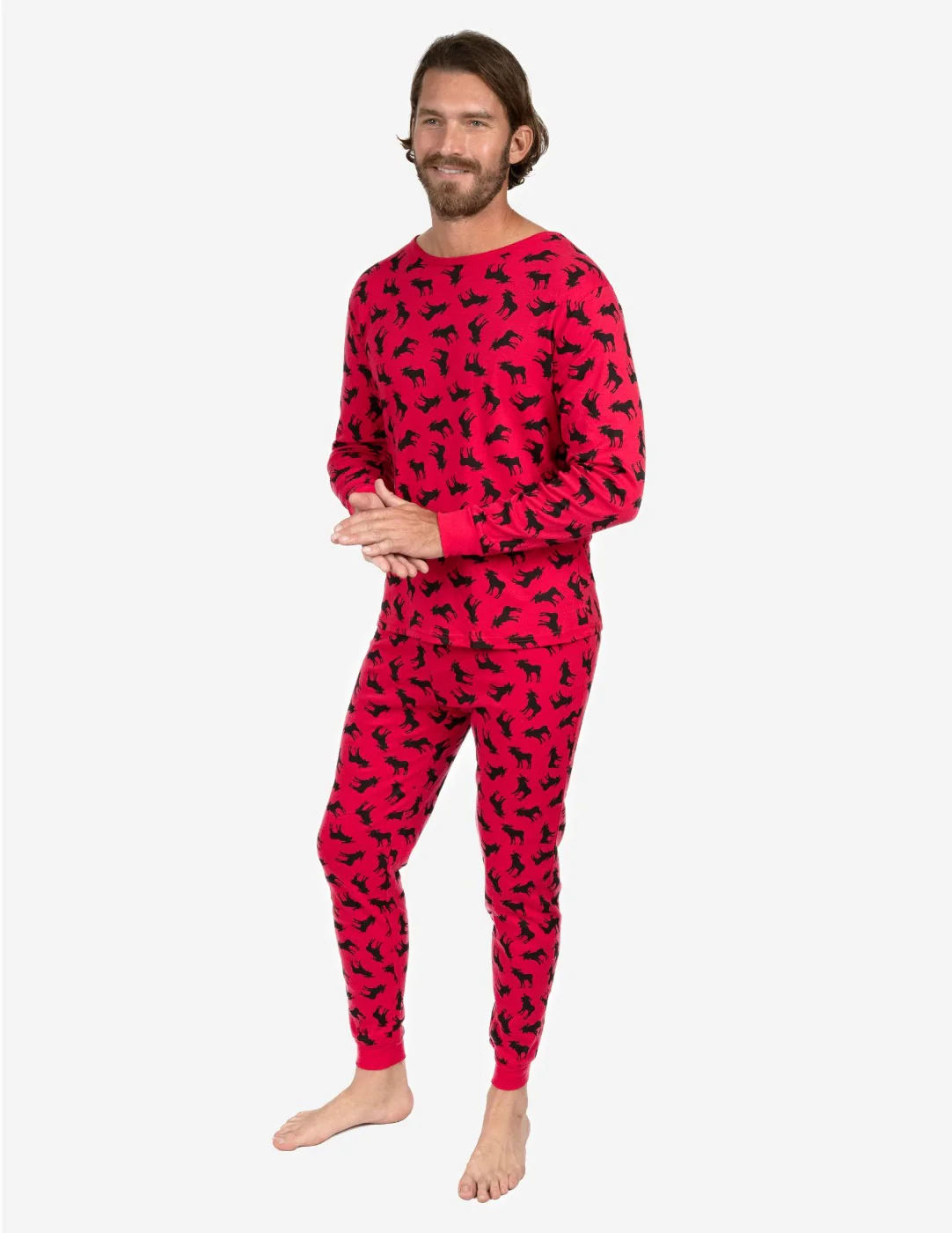 Men's Two Piece Christmas Pajamas - Image 5