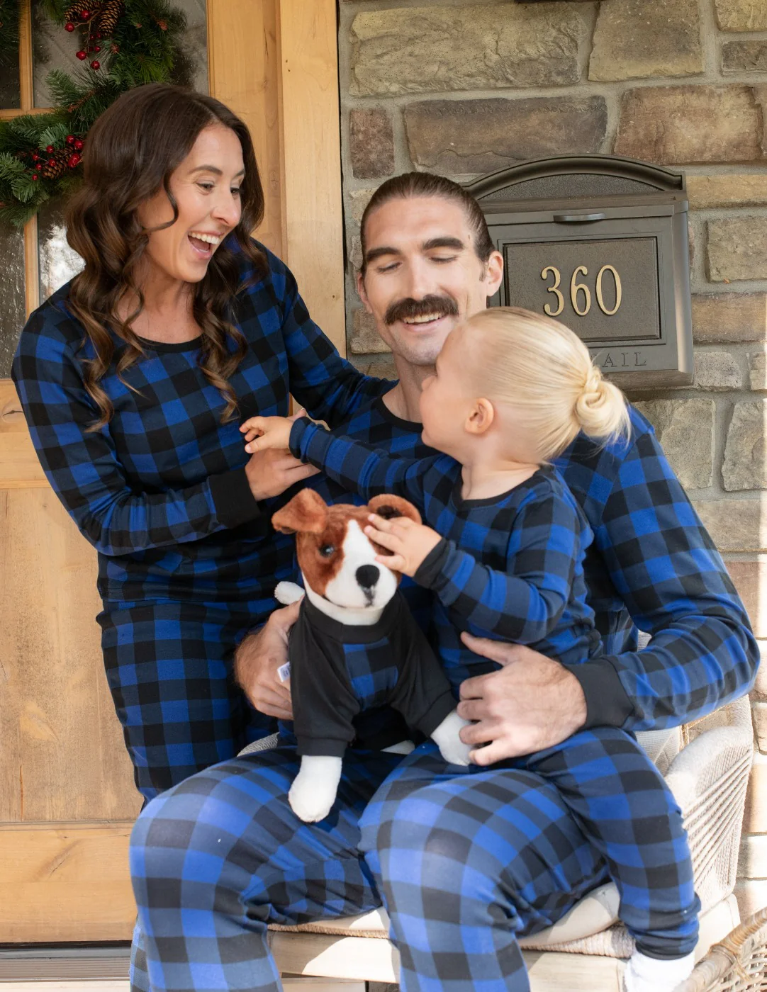 Men's Plaid Cotton Pajamas - Image 2