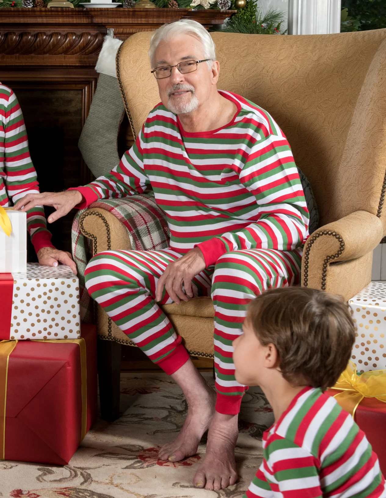 Men's Red Stripes Pajamas - Image 7