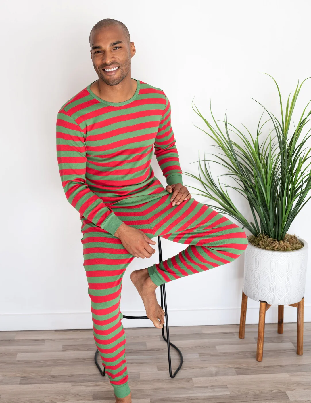 Men's Red Stripes Pajamas - Image 9