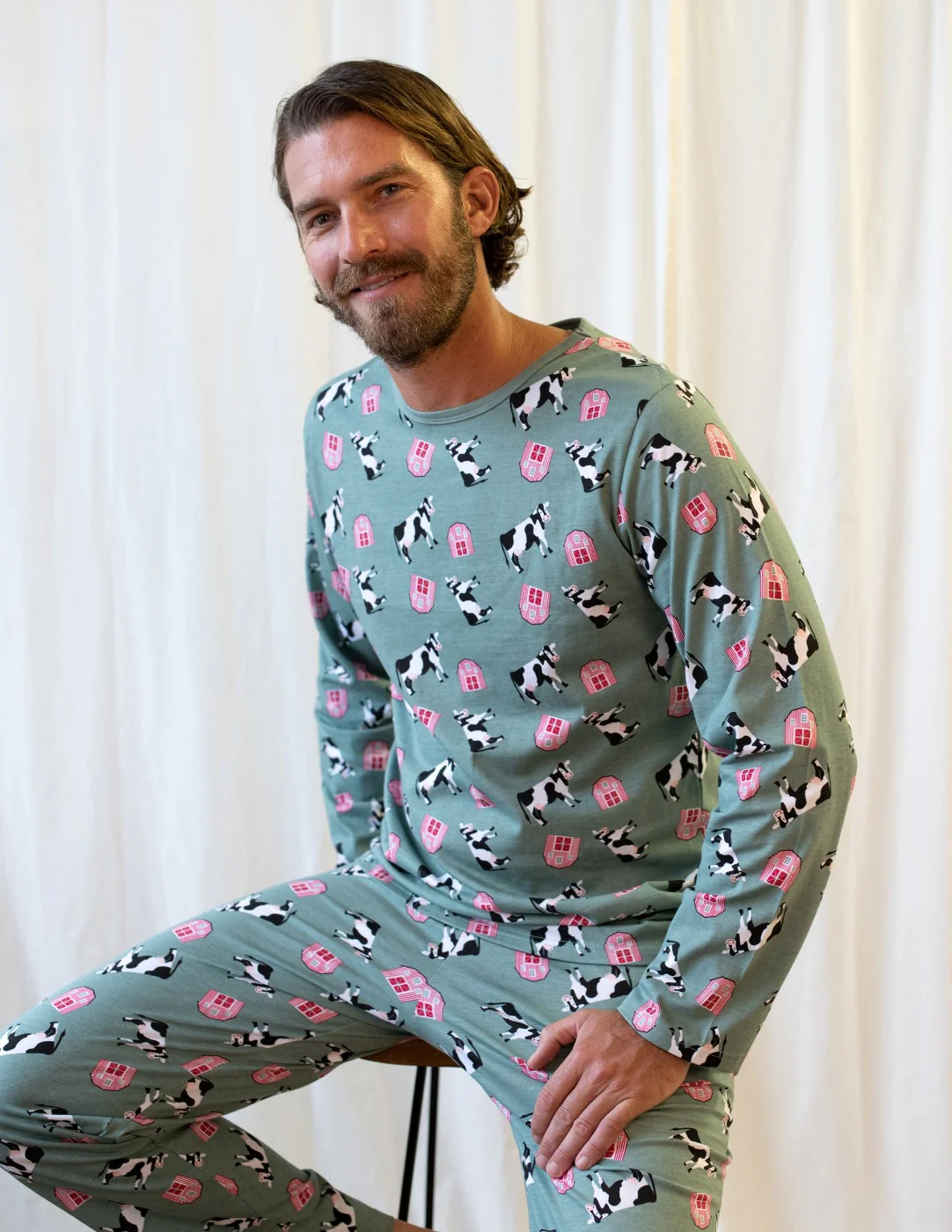 Men's Loose Fit Animal Pajamas - Image 4